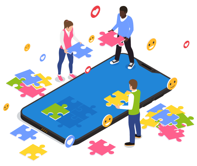 Mobile solution illustration