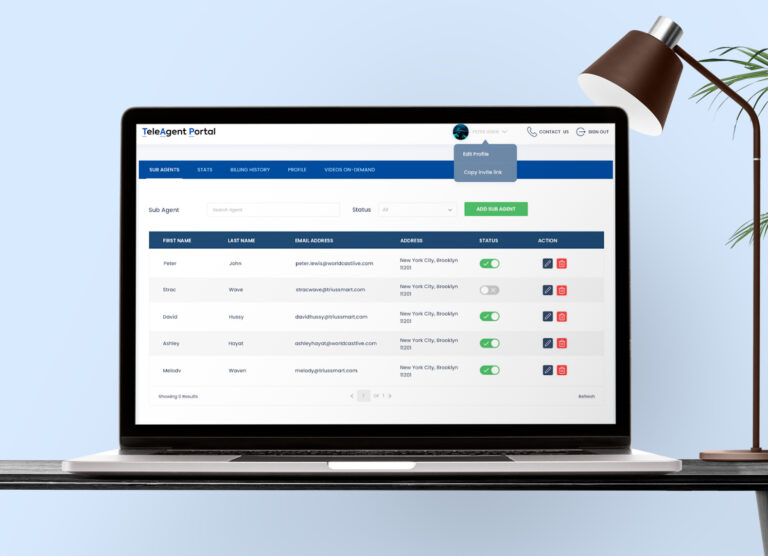 Teleagent portfolio project